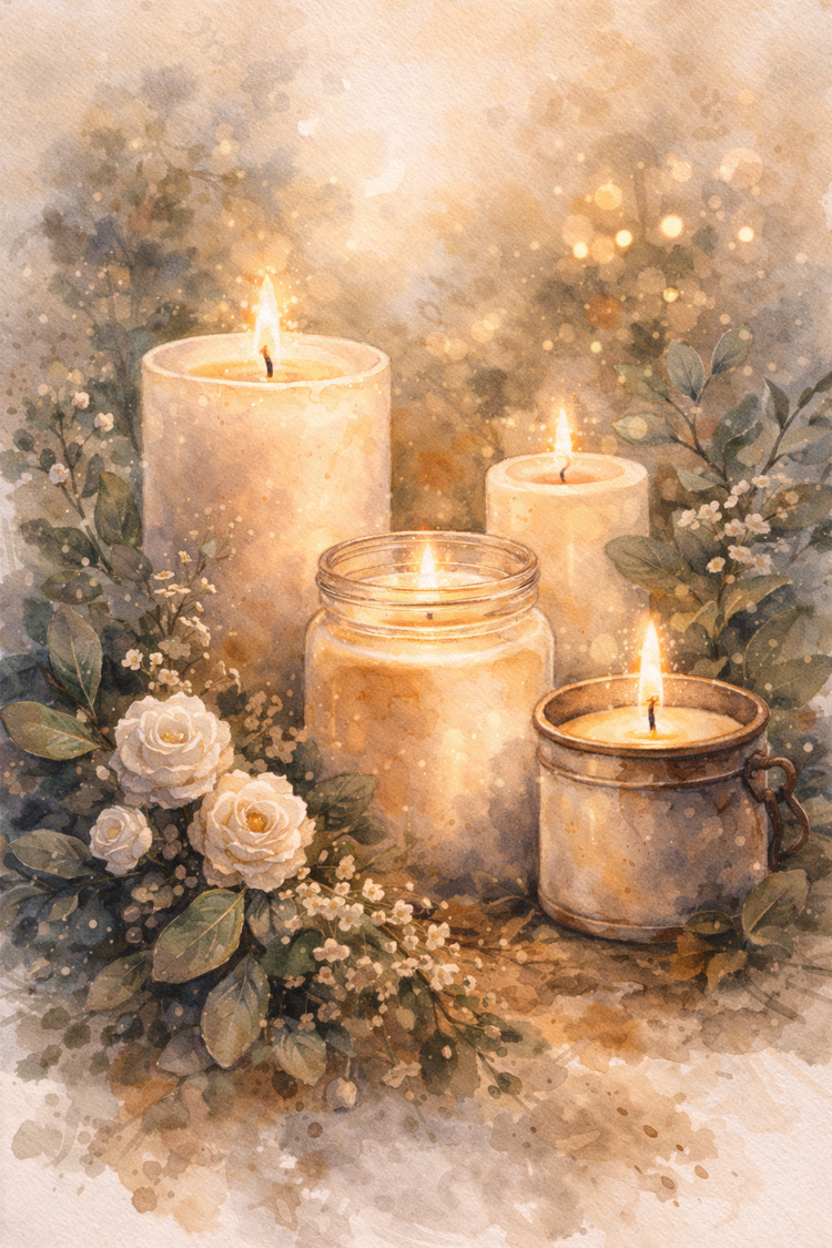 CANDLES - HIGHLAND ROSE MELTS
