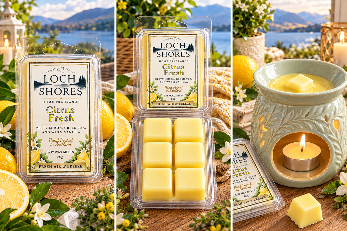 Citrus Fresh Clam Shell Wax Melt