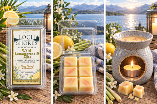 Wild Lemongrass & Zest Clam shell Wax Melt