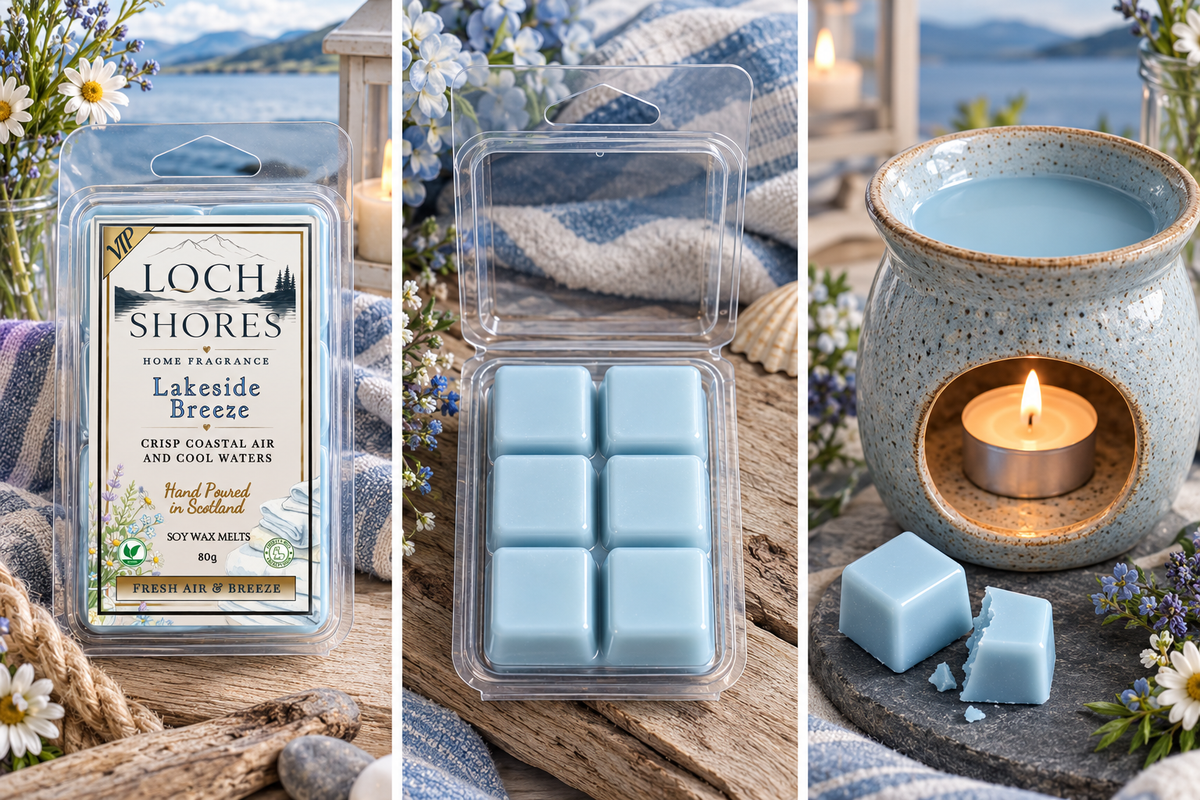 Lakeside Breeze Clam shell Wax Melt